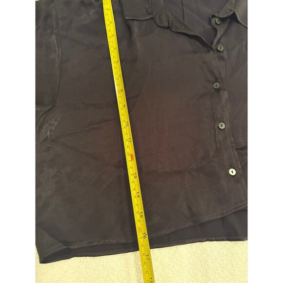 Zara small black cropped blouse - Picture 5 of 6